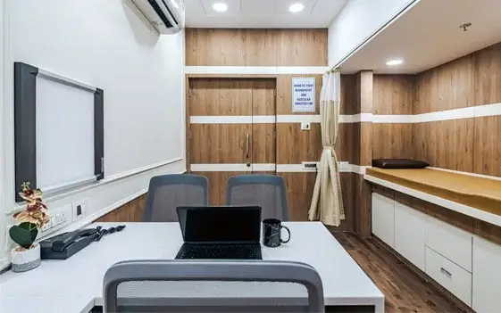 hospital interior design cabin in thane